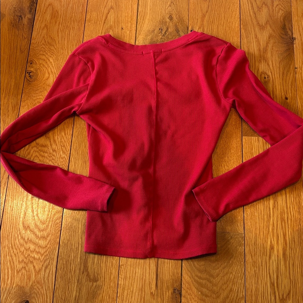 Z Supply red sirena long sleeve - Picture 6 of 6